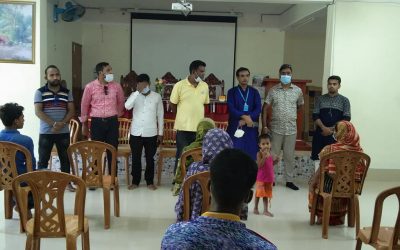 গরীব দু:স্থ অসহায় মানুষের মাঝে ত্রান বিতরণ