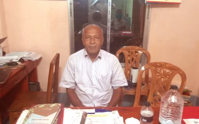 অনির্বাণ লাইব্রেরি এর কীর্তিমান সভাপতি অধ্যাপক কালিদাস চন্দ্র চন্দ্র।