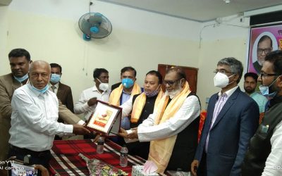 গণপ্রজাতন্ত্রী বাংলাদেশ সরকারের মুক্তিযুদ্ধ বিষয়ক মন্ত্রণালয়ের মাননীয় মন্ত্রী জনাব আ ক ম মোজাম্মেল হক এমপি মহোদয়ের অনির্বাণ লাইব্রেরিতে শুভেচ্ছা সফর।