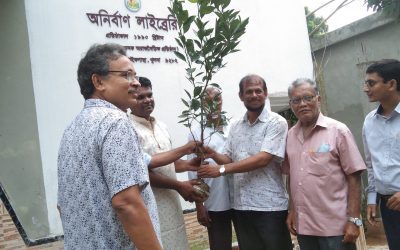 অনির্বাণ লাইব্রেরি পরিদর্শন :