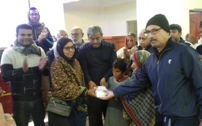 প্রতিবন্ধীদের মাঝে খাবার ও শীতবস্ত্র বিতরণ-২০২২